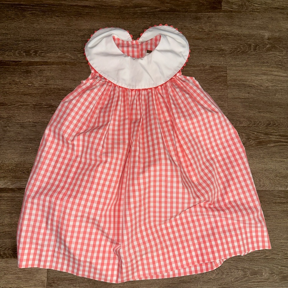 Banana Split red and White Gingham Kids Dress